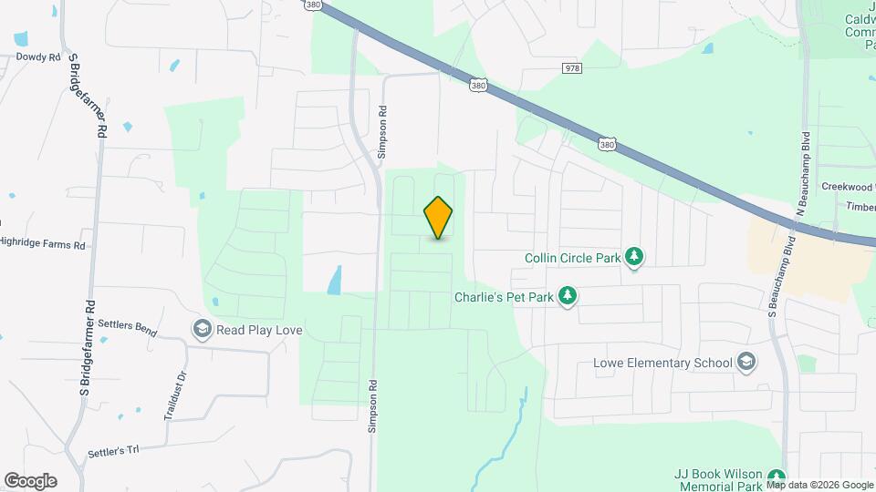 1025 Calley Pear Trl Map and Location Details