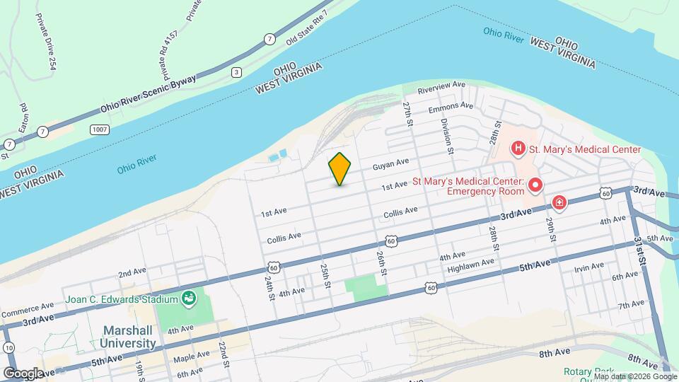 2554 1st Ave Map and Location Details