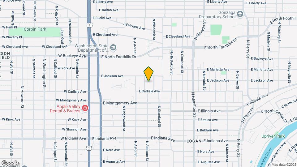 2424 N Addison St Map and Location Details