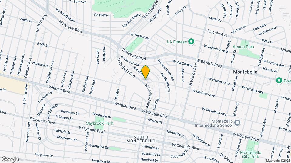 404 N Garfield Ave, Unit A Map and Location Details