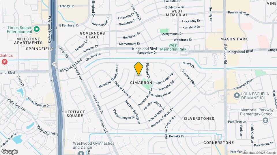 22710 Lost Canyon Dr Map and Location Details