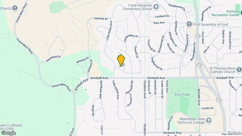 3718 Everett Dr Map and Location Details