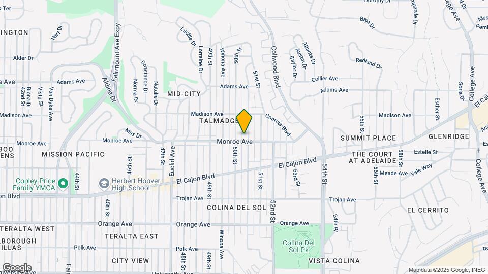 4512 Altadena Ave Map and Location Details