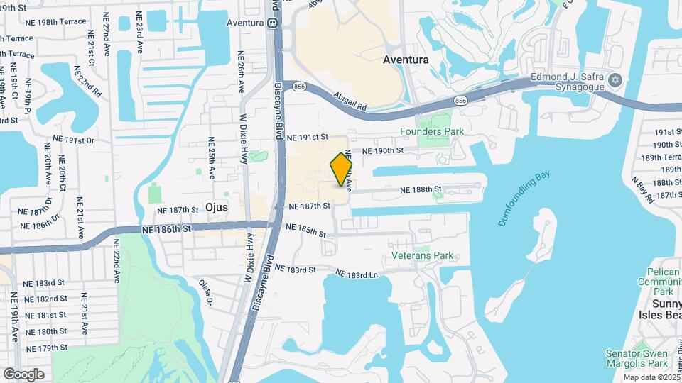 18800 NE 29th Ave, Unit 922 Mapa y Detalles de la Ubicación