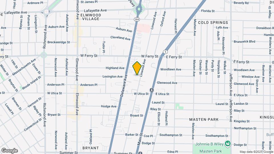 390 Linwood Ave Map and Location Details
