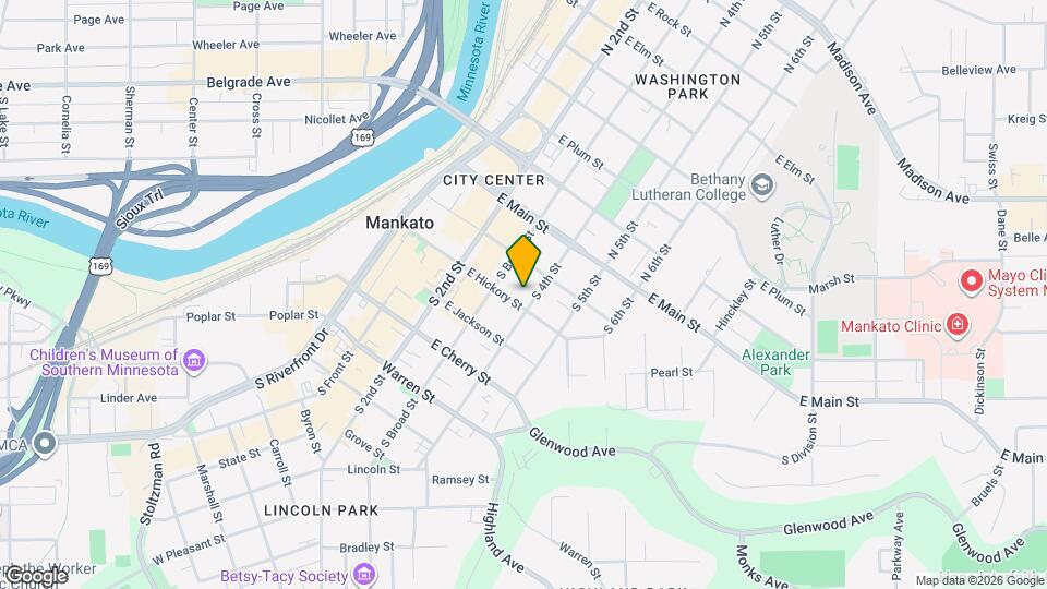 326 E Hickory St Map and Location Details