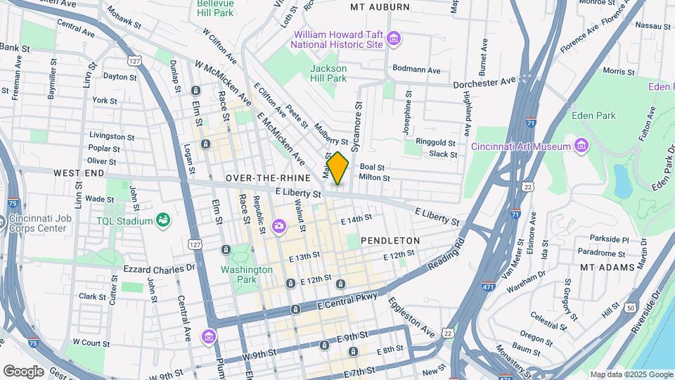 216 E Liberty St Map and Location Details