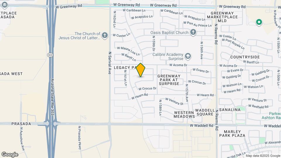 16026 W Winchcomb Dr Map and Location Details