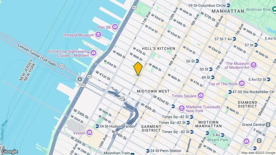 595 10th Ave Map and Location Details