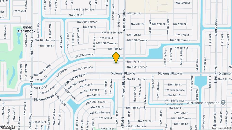 1621 NW 16th Terrace Map and Location Details