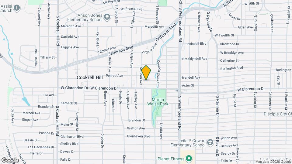 3526 Ivandell Ave Map and Location Details