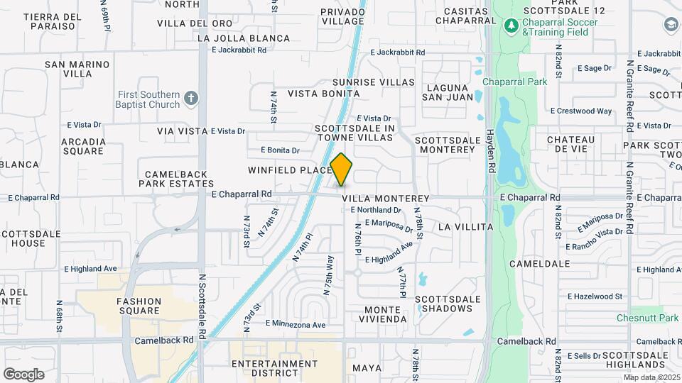 5100 N Miller Rd Map and Location Details