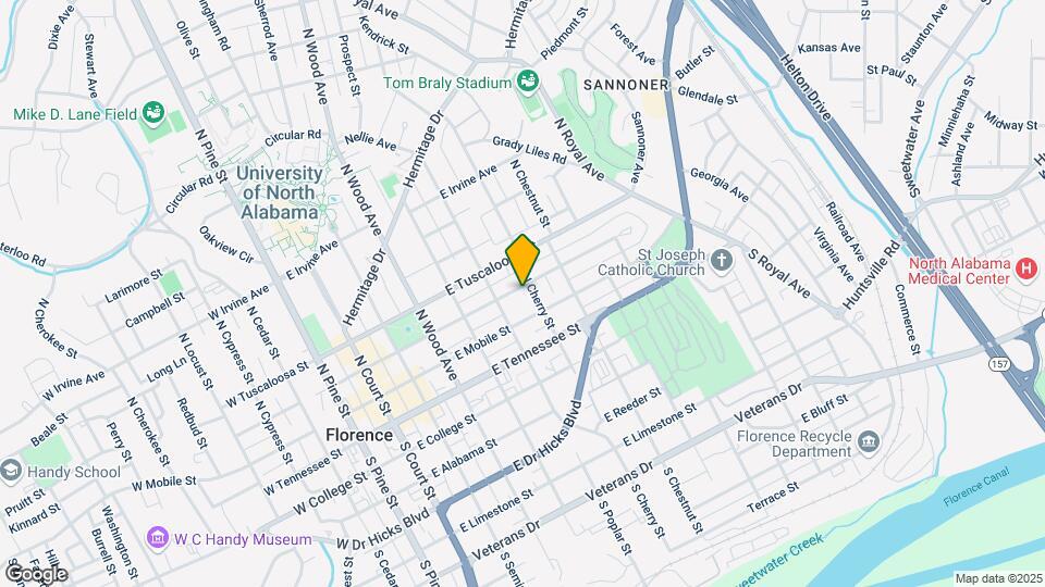 522 E Tombigbee St Mapa y Detalles de la Ubicación