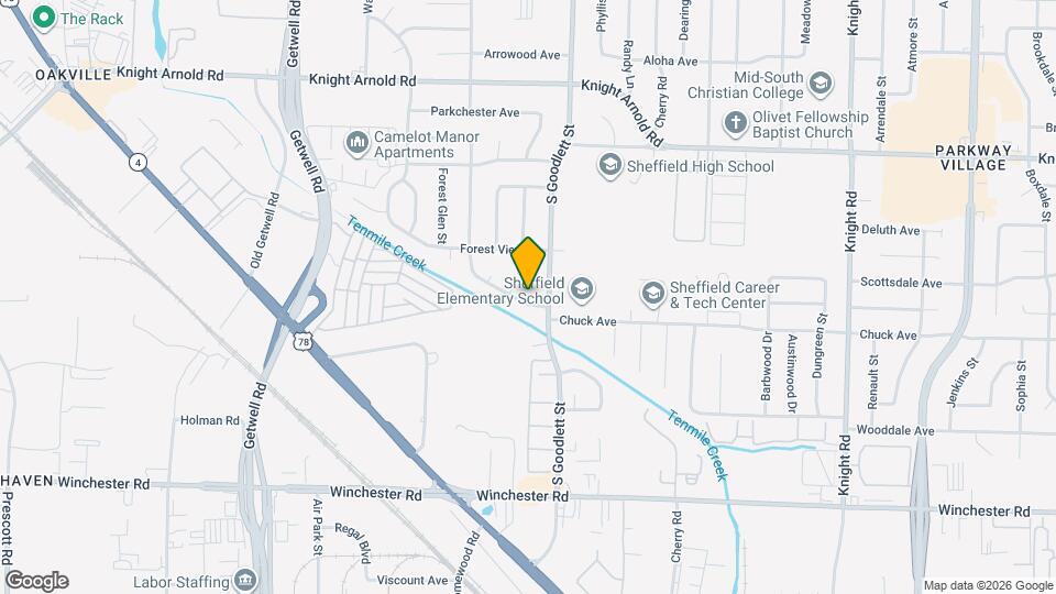 3366 Creighton Ave Map and Location Details