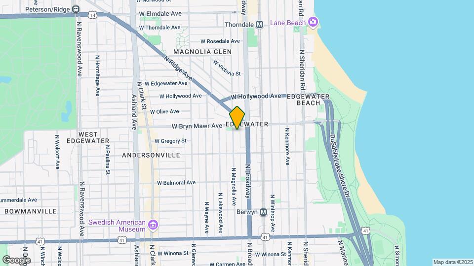 5547 N Magnolia Ave Map and Location Details