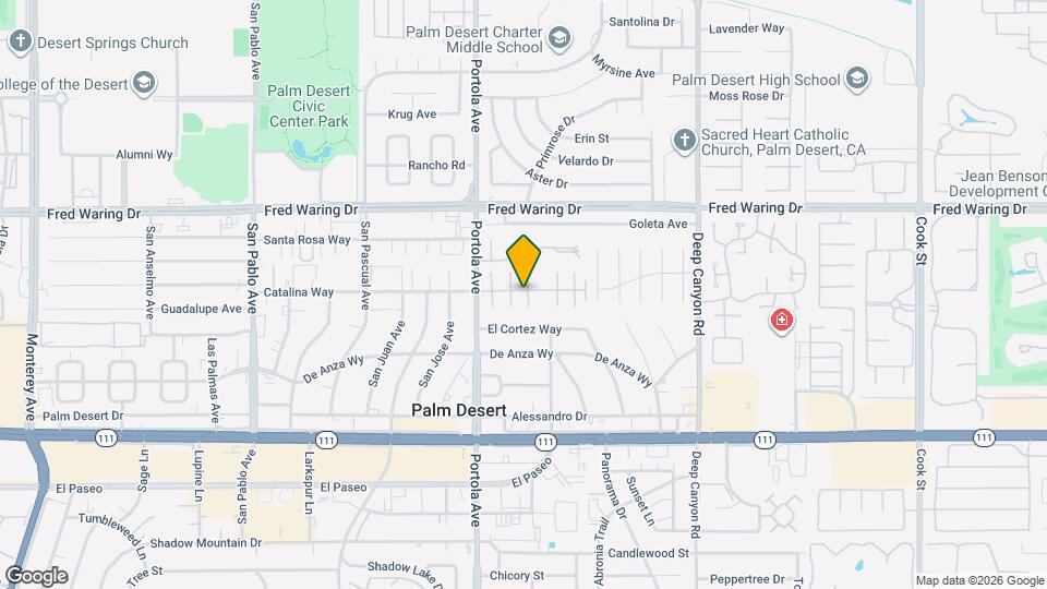 74111 Catalina Way Mapa y Detalles de la Ubicación