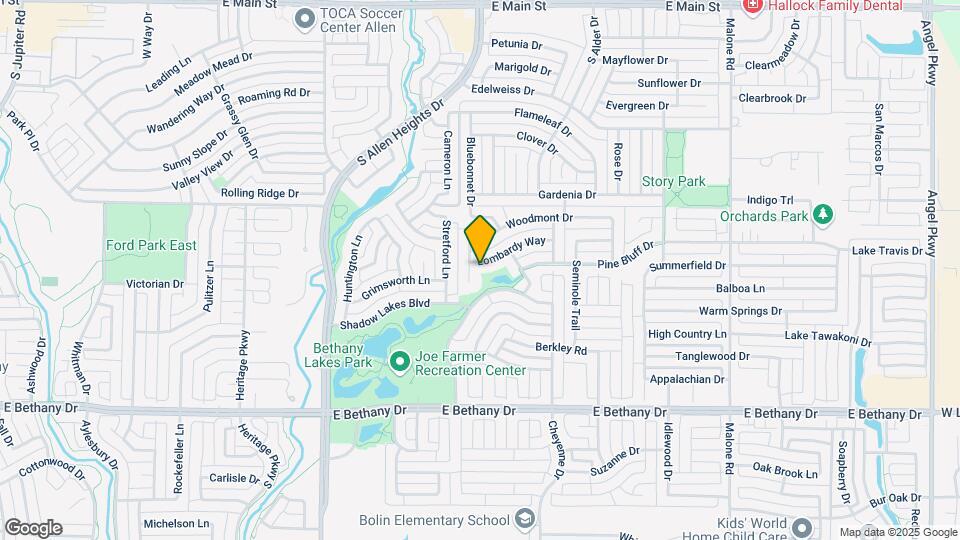 1302 Lombardy Way Map and Location Details