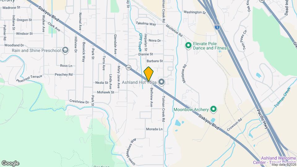 2370 Siskiyou Blvd Map and Location Details