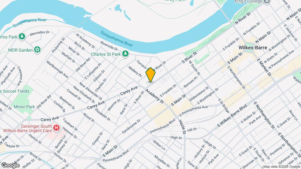 377 S River St Map and Location Details