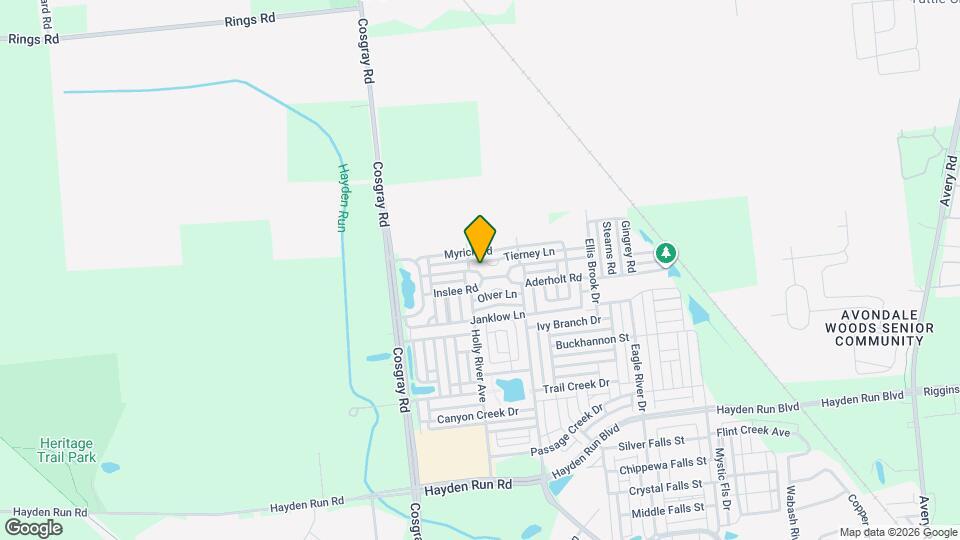 5978 McCotter Rd Map and Location Details