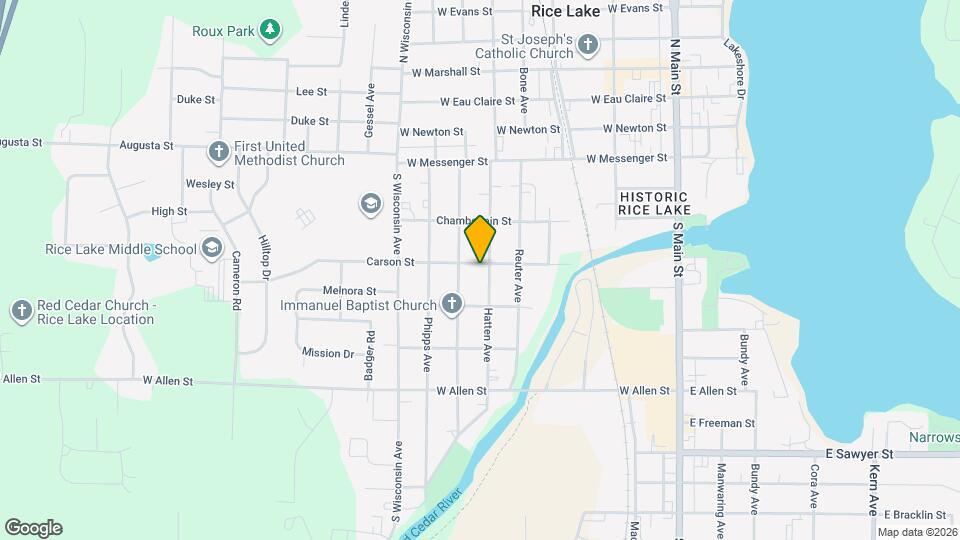 204 Hatten Ave, Unit 2 Map and Location Details