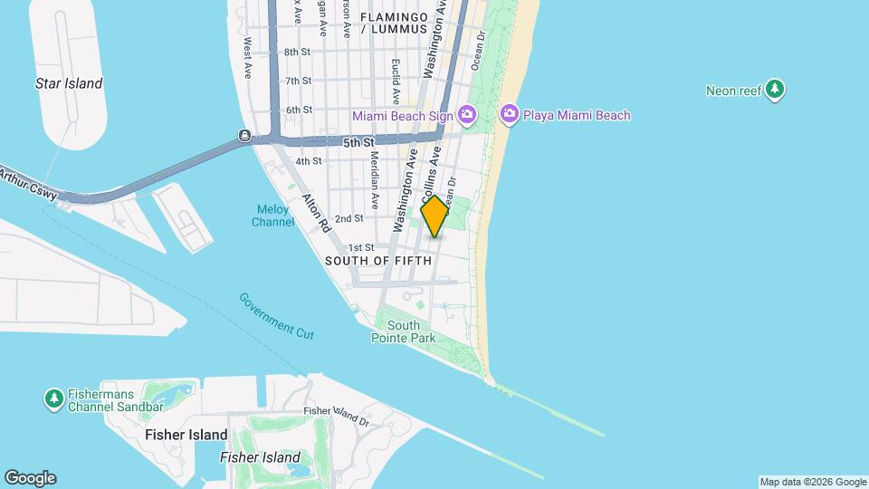 120 Ocean Dr Map and Location Details