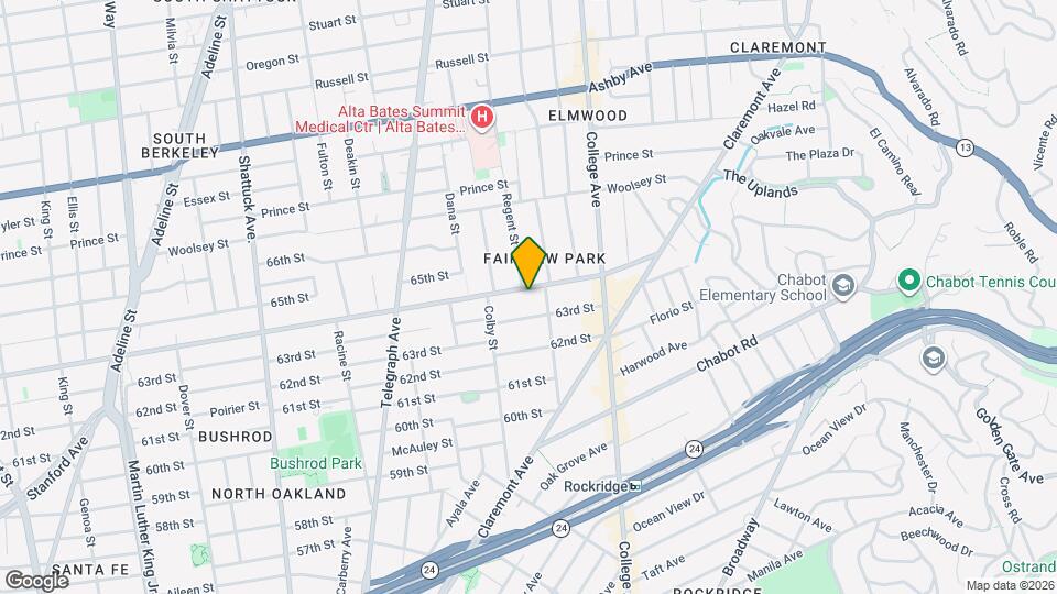 367 Alcatraz Ave, Unit 365a Map and Location Details