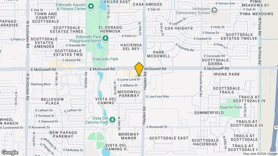 7934 E Loma Land Dr Map and Location Details