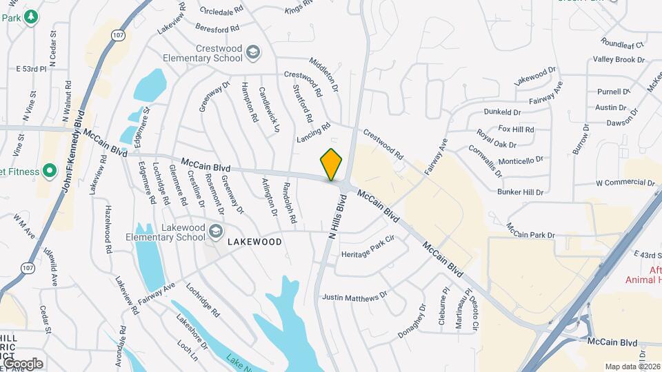 Lakewood Hills Apartments Map and Location Details