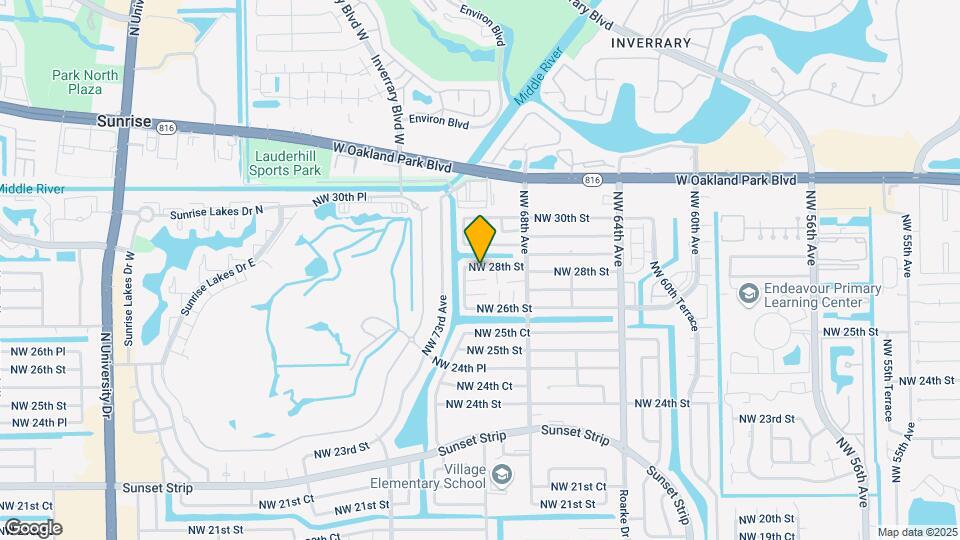 6868 NW 28th St Map and Location Details