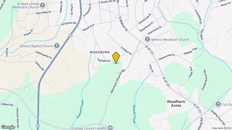 232 Wimbledon Wy Map and Location Details