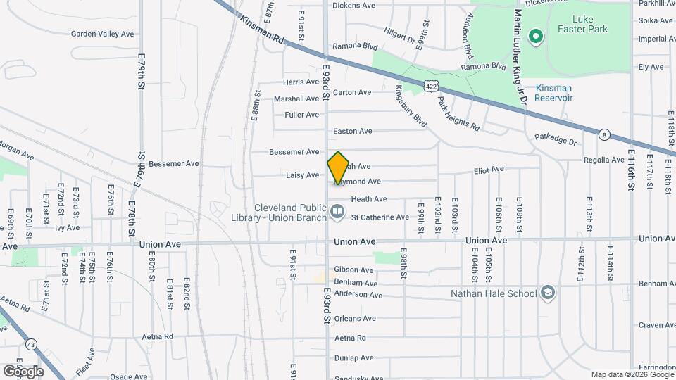 9316 Raymond Ave Map and Location Details