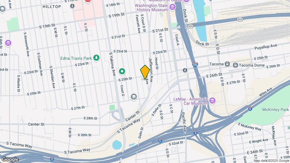 2510 S Fawcett Ave Mapa y Detalles de la Ubicación