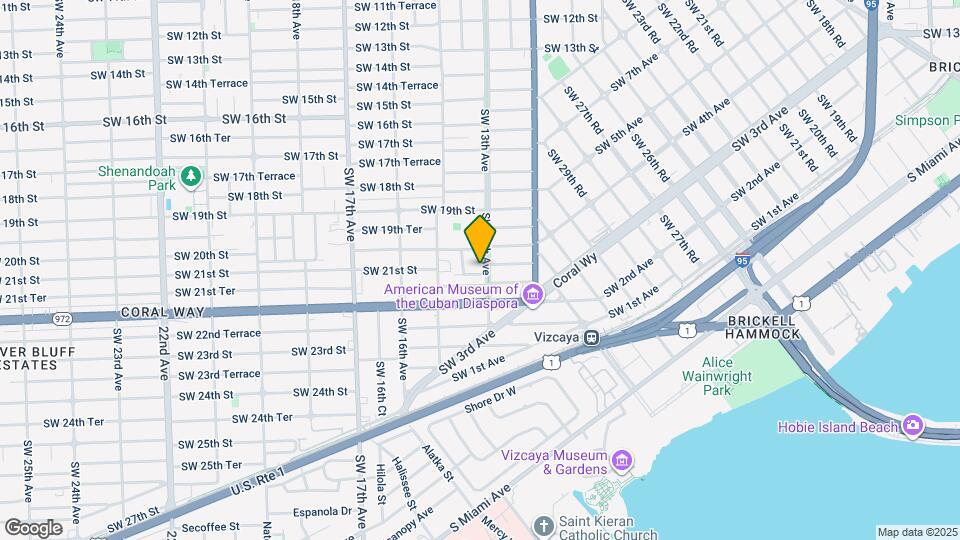 1305 SW 21st St Map and Location Details