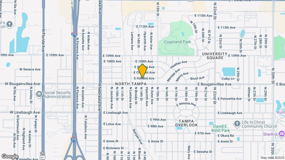 1401 E Holland Ave Map and Location Details