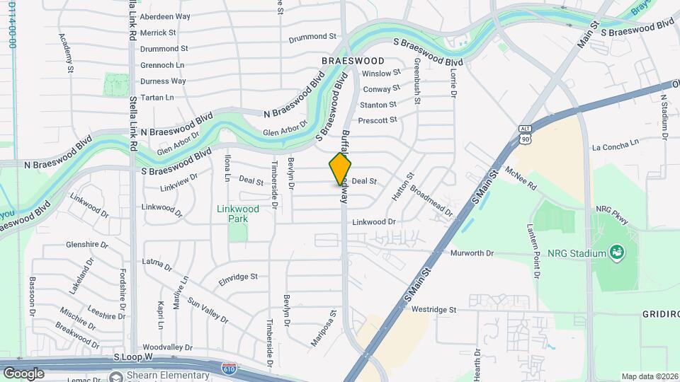 3402 Gannett St Map and Location Details