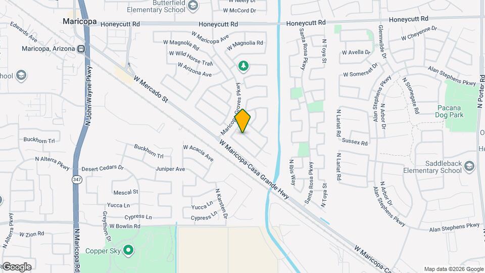 43371 W Elizabeth Ave Mapa y Detalles de la Ubicación