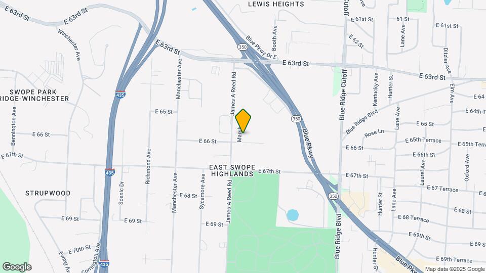 6543 Marsh Ave Map and Location Details