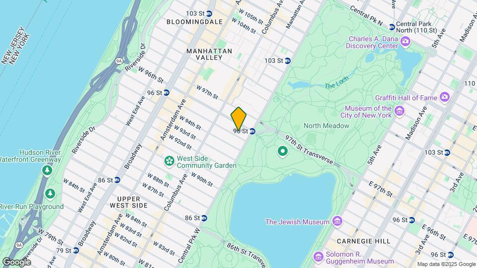 17 W 95th St Map and Location Details