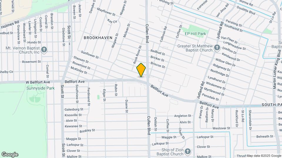 4677 Bellfort Ave Map and Location Details