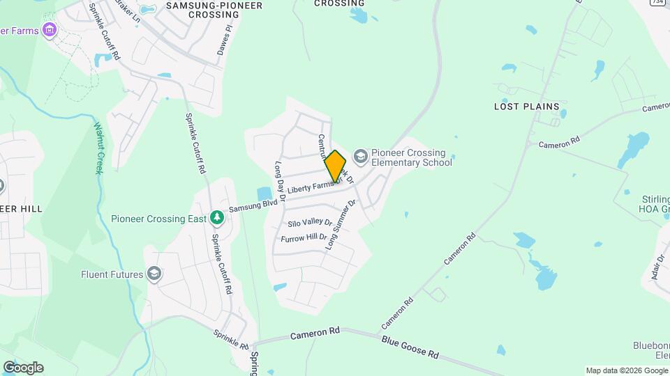 11213 Liberty Farms Dr Map and Location Details