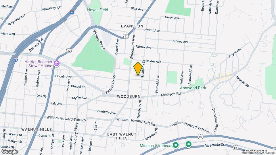 1626 De Sales Ln, Unit Unit B Map and Location Details