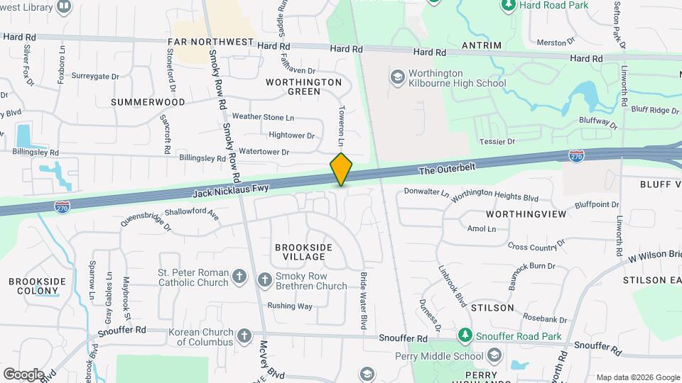 1578 Worthington Row Dr Map and Location Details