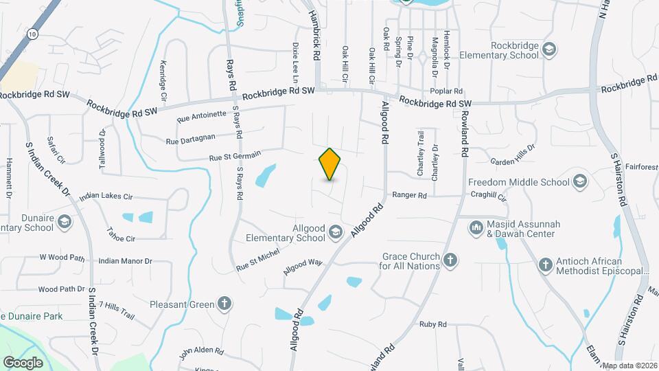 557 Crestridge Ct Map and Location Details