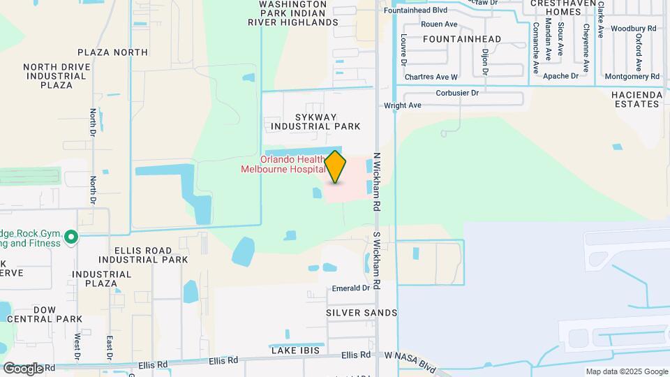 240 N Wickham Rd Map and Location Details
