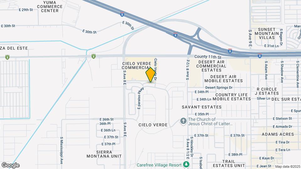 8218 E paraiso Pkwy Map and Location Details