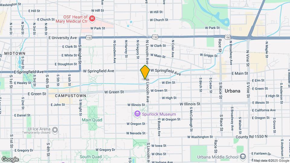 111 S Lincoln Ave Map and Location Details