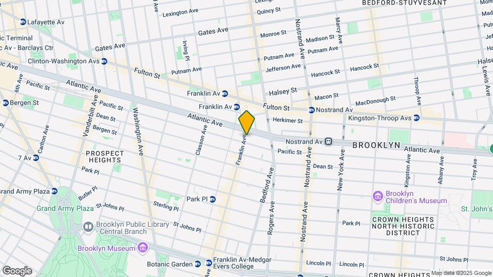 581 Franklin Ave Mapa y Detalles de la Ubicación
