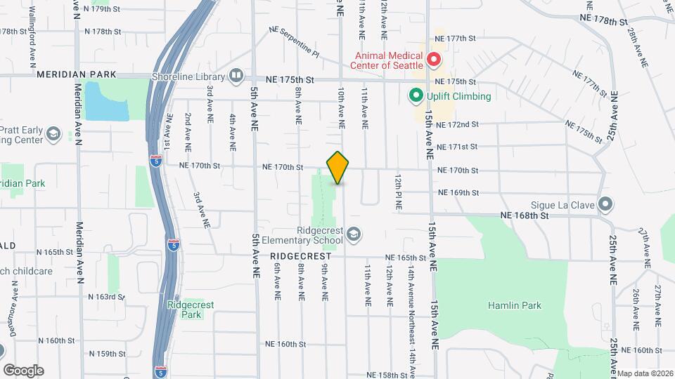 16725 10th Ave NE Map and Location Details