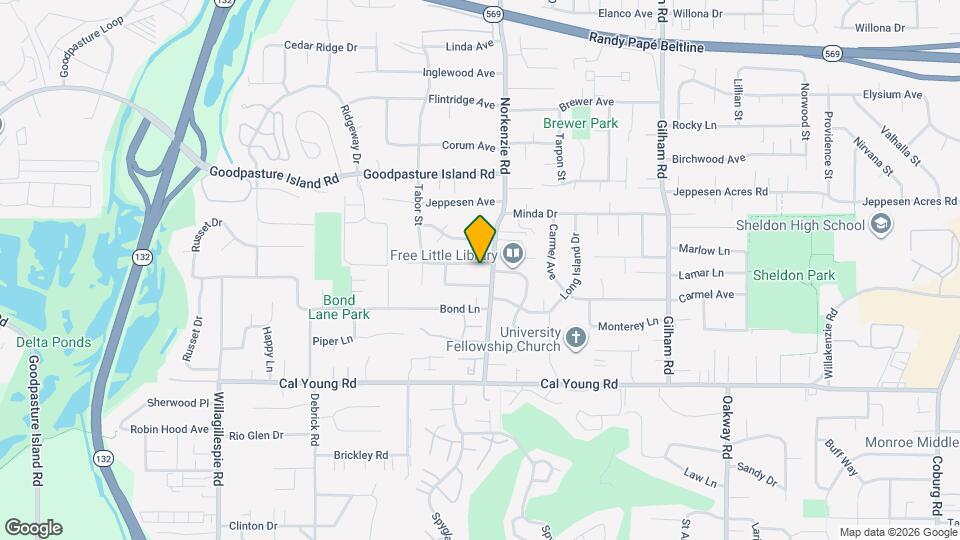 1580 Larkspur Ave Map and Location Details